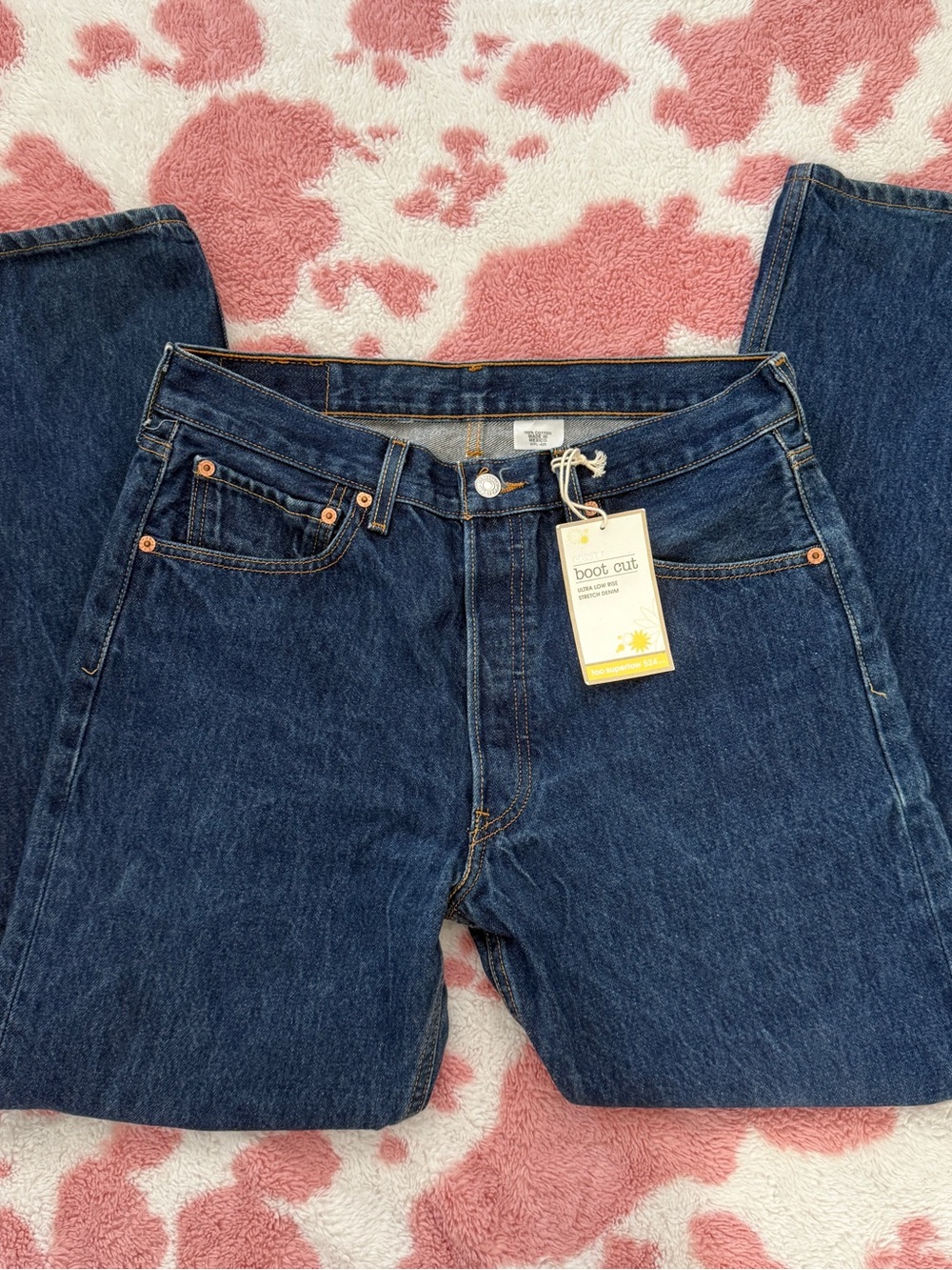 Levi's Dark Blue Boot Cut Jeans with Tag